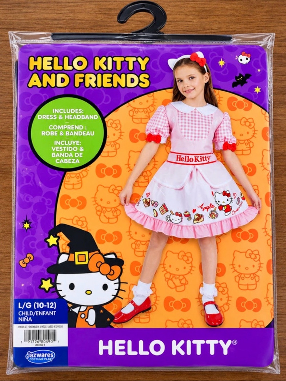 Hello Kitty Dress Up Halloween Costume NWT